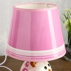 Светильник детский керамика "Розовая птичка" 1x40Вт E14 20х20х30 см RISALUX - фото 20952263