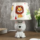 Светильник детский RISALUX «Котенок», керамика, 1×40 Вт, E14, 20×20×32 см - Фото 1