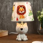 Светильник детский RISALUX «Котенок», керамика, 1×40 Вт, E14, 20×20×32 см - Фото 2