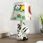 Светильник детский керамика "Зебра" 1x40Вт E14 20х20х32 см RISALUX - фото 20952280