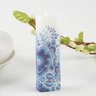 Свеча пасхальная «Узор», 3 х 10 см - Фото 1