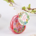 Свеча-яйцо с картинкой «Со светлой Пасхой!», 3.2 х 5 см  (артикул 4065114)  большой выбор товаров оптом и в розницу по низким ценам с доставкой