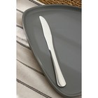 Нож столовый из нержавеющей стали Доляна «Таун», h=22,5 см, цвет серебряный - фото 990321