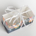Коробка для капкейка «Тёплый Новый год», 16 × 8 × 7.5 см - Фото 3