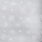 Плёнка глянцевая «Снежинки», белая, 1 × 5.2 м - Фото 2