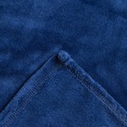 Плед с рукавами, цвет тёмно-синий, 150х200 см, рукав — 27х52 см, аэрософт - Фото 4