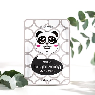 УЦЕНКА Маска для лица PUORELLA омолаживающая "Панда"