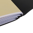 Тетради А5+, 2 х 48 листов в клетку ErichKrause "FolderBook", в пластиковой папке, на резинках, блок офсет, белизна 100%, чёрная 4493111 - фото 16141840