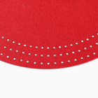 Салфетка сервировочная Доляна "Стиль", цв.красный, d 38 cm - фото 4277276