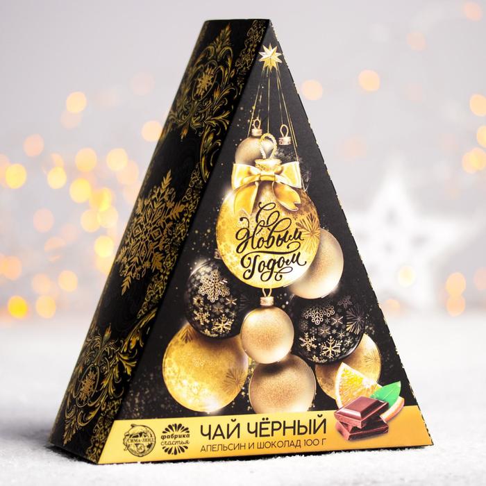 Чай чёрный «Чудес в новом году»: с ароматом апельсина и шоколада, 100 г - Фото 1
