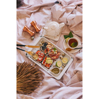 Тарелка керамическая для подачи Gold, d=15,5 см, цвет белый - фото 20952718