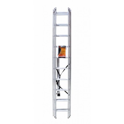 Лестница "Вихрь" ЛА 3х10, алюминиевая, трехсекционная, максимальная длина 6.31 м