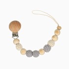 Держатель для соски - пустышки M&B «Звезда», деревянный - Фото 2