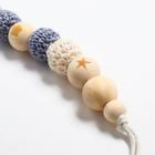 Держатель для соски - пустышки M&B «Звезда», деревянный - Фото 9