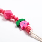 Держатель для соски - пустышки «Слоник», дерев., цвет розовый - фото 24231415 Держатель для соски - пустышки «Слоник», дерев., цвет розовый - фото 24231415