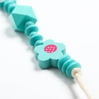 Держатель для соски - пустышки «Бабочка», деревянный, цвет бирюзовый - фото 50031551 Держатель для соски - пустышки «Бабочка», деревянный, цвет бирюзовый - фото 50031551