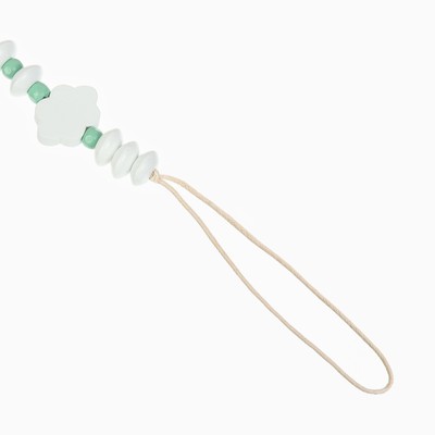 Держатель для соски - пустышки M&B «Радуга», деревянный, бирюзовый