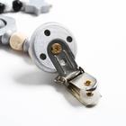 Держатель для соски - пустышки M&B «Звездочки», деревянный, серый - Фото 4