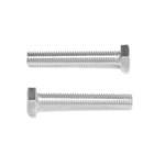 Болт ТУНДРА, оцинкованный, DIN 933, класс прочности 8.8, М12?70 мм, фасовка 4 шт. (комплект 2 шт) - фото 20952873