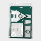 Форма для печенья новогодняя Доляна «Пряничный домик», пластик, 28×19 см, зелёная - Фото 9