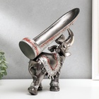 Подставка под бутылку «Грифельный слон», полистоун, 29.5×29×10 см - Фото 3