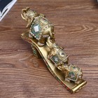 Сувенир полистоун "Три слона - дорога к счастью" 15,5х25,5х5,5 см - фото 20952987