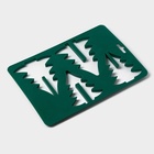 Форма печенья новогодняя Доляна «Ёлочка», 28×19 см, пластик, зелёная - Фото 4