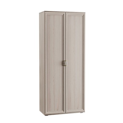 Шкаф двухстворчатый для одежды «Бьянка 1751», 898×455×2166 мм, цвет ясень анкор светлый