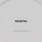 Тарелка десертная Magistro «Блик», d=21 см, фарфор, белая - Фото 5