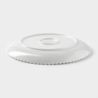 Тарелка Magistro «Лакомка», d=25 см, фарфор, белая - Фото 4