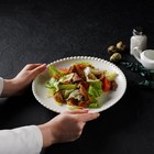 Тарелка Magistro «Лакомка», d=25 см, фарфор, белая - Фото 4