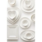 Тарелка фарфоровая десертная Magistro «Лакомка», 20×16 см, цвет белый - Фото 6