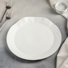 Тарелка фарфоровая обеденная Magistro «Изобилие», d=25 см, цвет белый - Фото 2