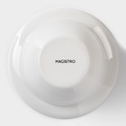Салатник фарфоровый Magistro «Бланш», 420 мл, d=15,3 см, цвет белый - Фото 4