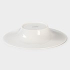 Тарелка фарфоровая для пасты Magistro «Бланш», 500 мл, d=25 см, цвет белый - Фото 3