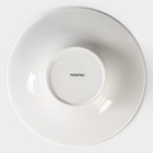 Тарелка фарфоровая для пасты Magistro «Бланш», 500 мл, d=25 см, цвет белый - Фото 4