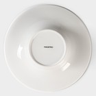 Тарелка для пасты Magistro «Бланш», 500 мл, d=25.5 см, фарфор, белая - Фото 4