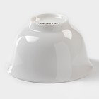 Салатник фарфоровый Magistro «Бланш», 220 мл, d=10 см, цвет белый - фото 4277331