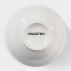 Салатник фарфоровый Magistro «Бланш», 220 мл, d=10 см, цвет белый - Фото 4