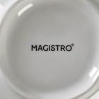 Салатник фарфоровый Magistro «Бланш», 700 мл, d=15 см, цвет белый - фото 4277337