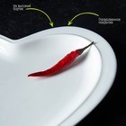Блюдо фарфоровое Magistro «Сердце», 17,5×20×3 см, цвет белый - Фото 7