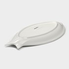 Блюдо Magistro «Рыбка», 29.5×14.5×2.5 см, белое - Фото 5