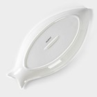 Блюдо Magistro «Рыбка», 35×16.5×3 см, фарфор, белое - Фото 4