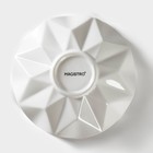 Салатник Magistro «Изобилие», 260 мл, d=15 см, фарфор, белый - Фото 4