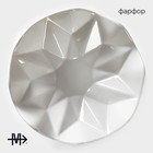 Салатник фарфоровый Magistro «Изобилие», 600 мл, d=20,5 см, цвет белый - Фото 2