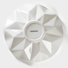 Салатник фарфоровый Magistro «Изобилие», 600 мл, d=20,5 см, цвет белый - Фото 4