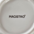 Салатник фарфоровый Magistro «Изобилие», 600 мл, d=20,5 см, цвет белый - Фото 5