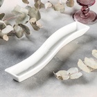 Блюдо для оливок Magistro «Бланш», 29.5×6 см, фарфор, белое - Фото 7