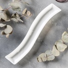 Блюдо для оливок Magistro «Бланш», 29.5×6 см, фарфор, белое - Фото 8