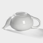 Чайник фарфоровый заварочный Magistro «Бланш», 1 л, цвет белый - фото 4277409